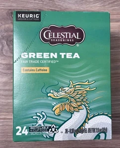 Condimentos Celestiales Té Verde K-cup 24 Cápsulas NUEVO - Imagen 1 de 3