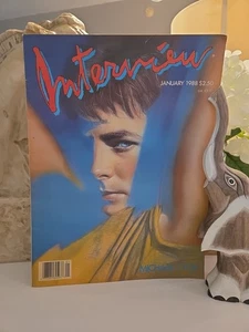 Vintage INTERVIEW Magazin Michael J Fox Cover - Januar 1988 - Bild 1 von 3