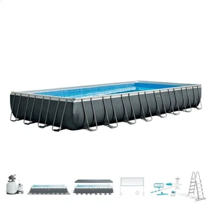 Schwimmbad Abnehmbar Intex 26378 975 x 132 x 488 cm - Bild 1 von 6