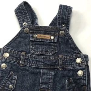 Eddie Bauer Sz 3 M Overalls Jean Blue Pamts - Picture 1 of 4