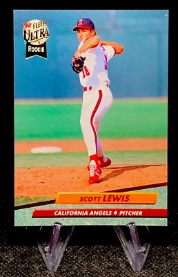 1992 Fleer Ultra Scott Lewis #328 RC California Angels - Image 1 of 2