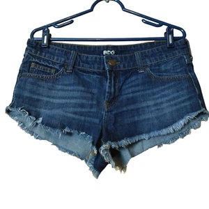 Urban Outfitters BDG Women's Size 28 Blue Low Rise Dolphin Denim Shorts - Picture 1 of 4