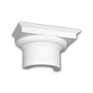 PROFHOME 115005 Semicolumnas Capitel Columna Elemento decorativo Estuco - Imagen 1 de 5