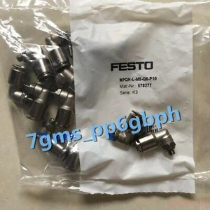 2 PCS NEW L-type threaded joint 578277 NPQH-L-M5-Q6-P10 #WD8 - Bild 1 von 4