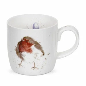 Taza Portmeirion Royal Worcester Garden Friend Robin - taza individual (paquete de 4) - Imagen 1 de 1