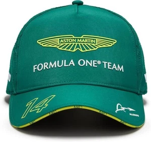 Alonso Cap F1 Aston Martin, 2024, Driver, Sponsor Logos, Official Merchandise - Picture 1 of 8
