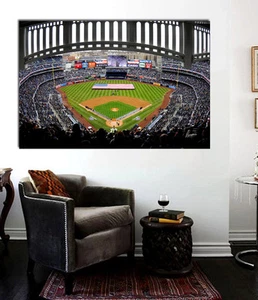 Yankee Stadium Opening Day Canvas Print - Large 36 x 24 Yankees - Picture 1 of 2