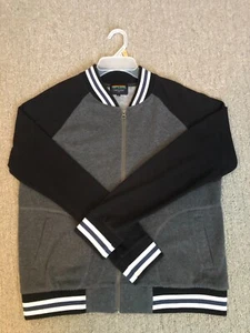 Rip Curl Womens Sweatshirt/Jacket Size L Long Sleeve Zip-Up 2 Pockets Blk/Gray - Picture 1 of 8