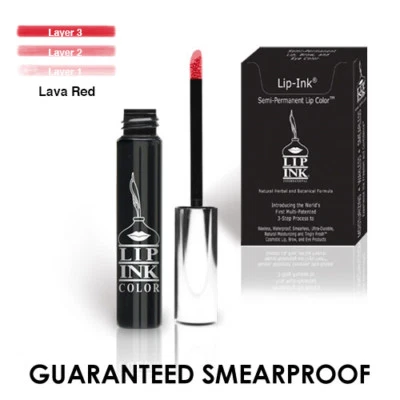 LIP INK Organic Vegan  Smearproof Trial Lip Kits - Lava Red - Image 1 of 4