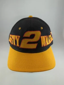 NASCAR Rusty Wallace #2 Sombrero Miller Genuino Draft Carreras Negro Snapback Gorra - Imagen 1 de 7