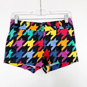 Pantalones Cortos de Golf Loudmouth Damas Mujeres Talla 0 Arco Iris Estampado Pata de Gallo Genulosos - Imagen 1 de 12