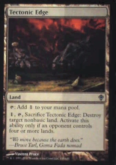 Tectonic Edge - Worldwake: #145, Magic: The Gathering Lp R97 - Image 1 of 1