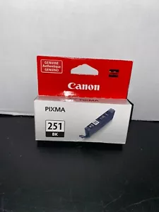 Genuine Canon Pixma 251 BK Black Ink Cartridge - Picture 1 of 3
