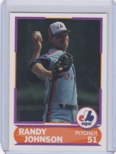 1989 Score Baseball Randy Johnson Rookie Card RC Young Superstar #32 Expos HOF
