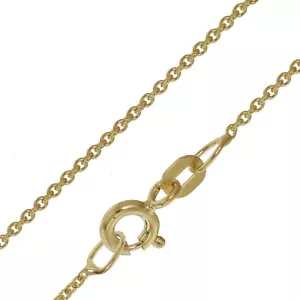 TRENDOR Schmuck Halskette für Anhänger Gold 585/ 14K Rundanker-Kette 1,1 mm 3970 - Picture 1 of 5