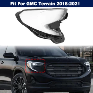 Right Lampshade Headlight Clear Lens Cover Housing For GMC Terrain 2018-2021 - Picture 1 of 10