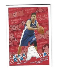 Marko Jaric 2004-05 Bazooka Breakaway Player Warm-up Jersey card,# BA-MJ - Picture 1 of 2