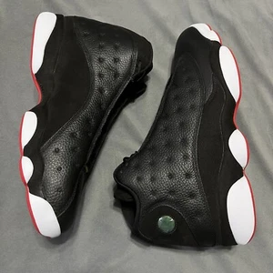Nike Air Jordan 13 Retro 'Playoffs' Black White Sneakers 414571-062 Bred Size 18 - Picture 1 of 8