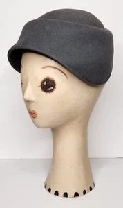 Vintage Gray Felt Hat Cap - Picture 1 of 15
