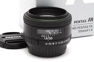 Near Mint Pentax HD PENTAX-FA 50mm f1.4 Lens with Box #47510 - Picture 1 of 11