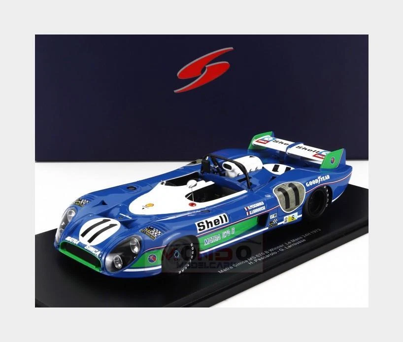 1:18 SPARK Matra Simca Ms 670 B #11 Winner Le Mans 1973 With Showcase 18LM73 - Immagine 1 di 2