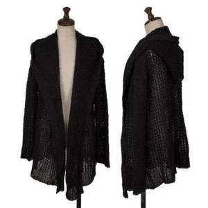 ISSEY MIYAKE Knitted Buttonless Hoodie Size S-M(K-146738) - Picture 1 of 12