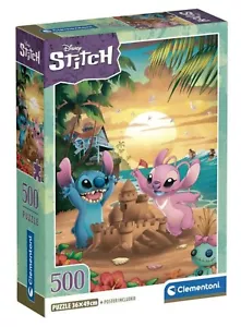Disney Lilo & Stitch Beach Puzzle 500 Teile von Clementoni 49 x 36 cm - Bild 1 von 2