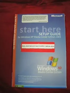 MICROSOFT WINDOWS XP MEDIA CENTER EDITION 2005 MS WIN =BRAND NEW SEALED= - Picture 1 of 5