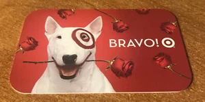 2006 TARGET BULLSEYE BACHELOR DOG ROSES GIFT CARD BRAVO RARE NO VALUE NEW - Picture 1 of 1