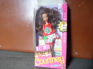 !!RARE!! POUPEE "COURTNEY T-SHIRT" - Barbie 1989 Mattel 7079 - Picture 1 of 7