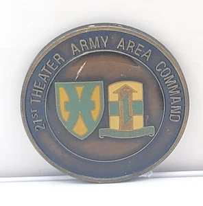 21st Theater Army Area Command. "Command Sergeant Major" Challenge Coin - Picture 1 of 4