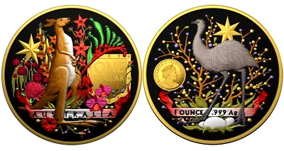 Australia 2021 Australian Coat of Arms - 2x1 Oz Silver Coin Set - Bild 1 von 4