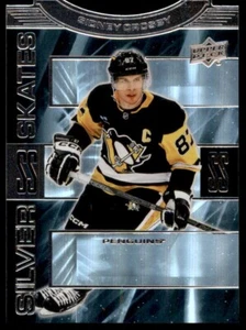 Patines plateados serie extendida Upper Deck 2023-24 Sidney Crosby #SS7 - Imagen 1 de 2