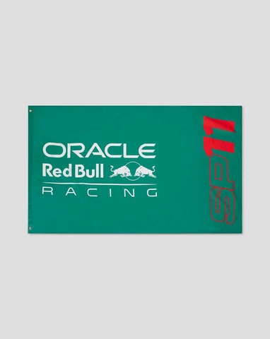 Red Bull Racing F1 Sergio "Checo" Perez Flag - Green Cover