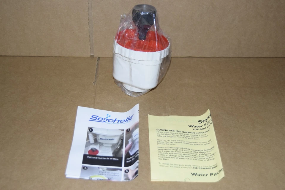 New! OEM Seychelle Water Pitcher RAD Radiological Replacement Filter 1-40400-W - Image 1 of 1