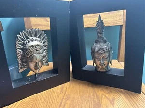 ANTIGUO Juego de Esculturas de Bali de Colección Rey de Plata ¿Esterlina?  - Imagen 1 de 21