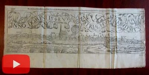 Wien Österreich Aussicht Vogelperspektive Stadtansicht 1548 Münster 1598 gedruckt Europa - Bild 1 von 4