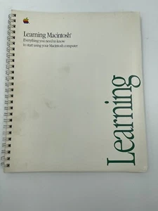 Vtg Apple Macintosh Learning Guide P/N 030-3281A Both Books Included - Bild 1 von 9