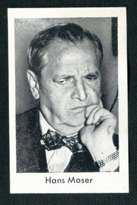 #13 Hans Moser 1950 Nordland Film-Lieblinge Film Star Cigarette Card