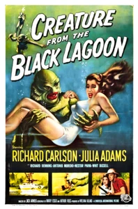 Póster de la película Criature from the Black Lagoon 1954 de Richard Carlson Julia Adams - Imagen 1 de 1