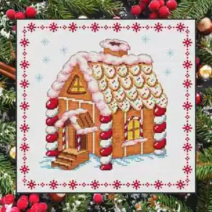 10% Off Artmishka Counted X-stitch Chart - Gingerbread House - Picture 1 of 1