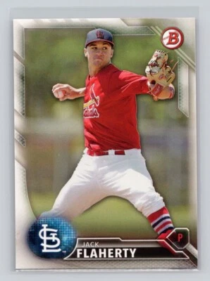 Jack Flaherty 2016 Bowman Baseball Prospect #BP89 St. Louis Cardinals - Image 1 of 2