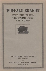 BUFFALO BRANDS VINTAGE FERTILIZER BROCHURE & MAILING ENVELOPE-1900'S? - Picture 1 of 5