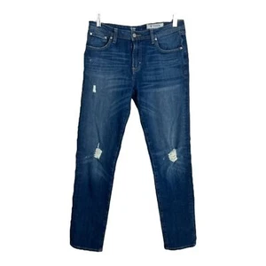 AG Adriano Goldschmied Jeans The Noah Slim Straight Blue Medium Wash Size 16 - Picture 1 of 7