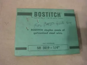 Bostitch SB 5019 1/4” staples - Picture 1 of 4