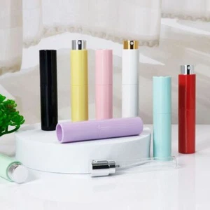 Portable Mini Perfume Bottle 10ml Empty Cosmetic Containers - Picture 1 of 19