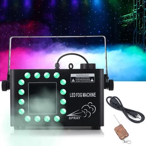 1500W LED Low Profile Hazer Nebelmaschine Rauchmaschine für Party und Bühneneffekt - Bild 1 von 24