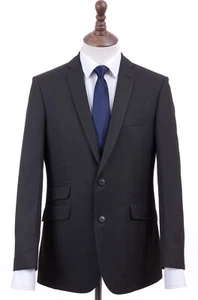 Men's Burtons Grey Suit Tailored Fit - Picture 1 of 10