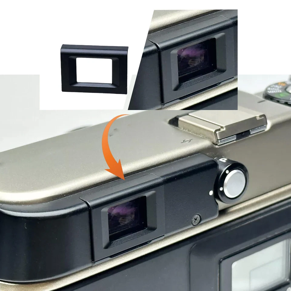 Metal Viewfinder Eyecups Eyepiece Coated Glass for Hasselblad Xpan Fujifilm TX-1 - Image 1 of 4