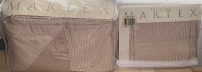 罕见复古工作室 Martex Larry Laslo Vanity King 被套 ~ 标准 Sham ~ 全新 — 第 1/4 张图片